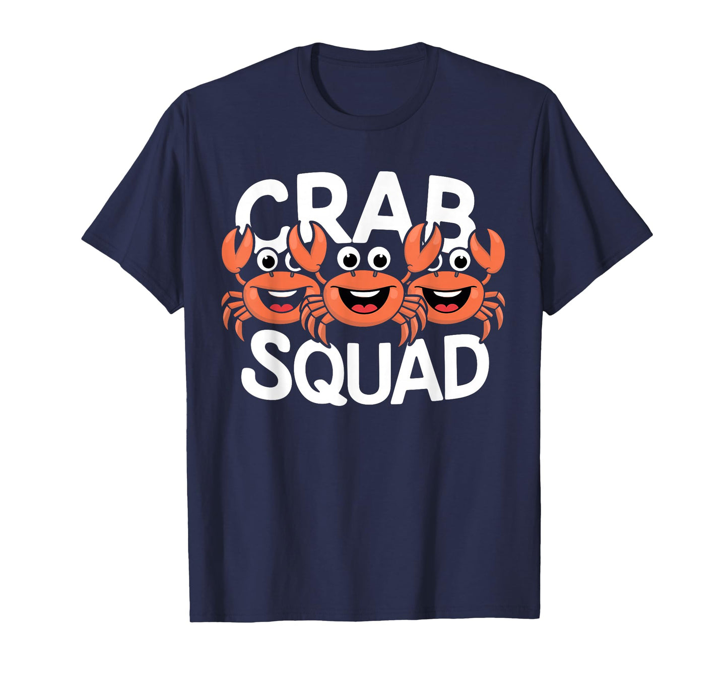 Crab Squad Ocean Beach Summer Party Sea Crustacean Seafood T-Shirt