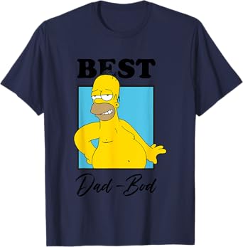 The Simpsons Father's Day Homer Best Dad Bod T-Shirt