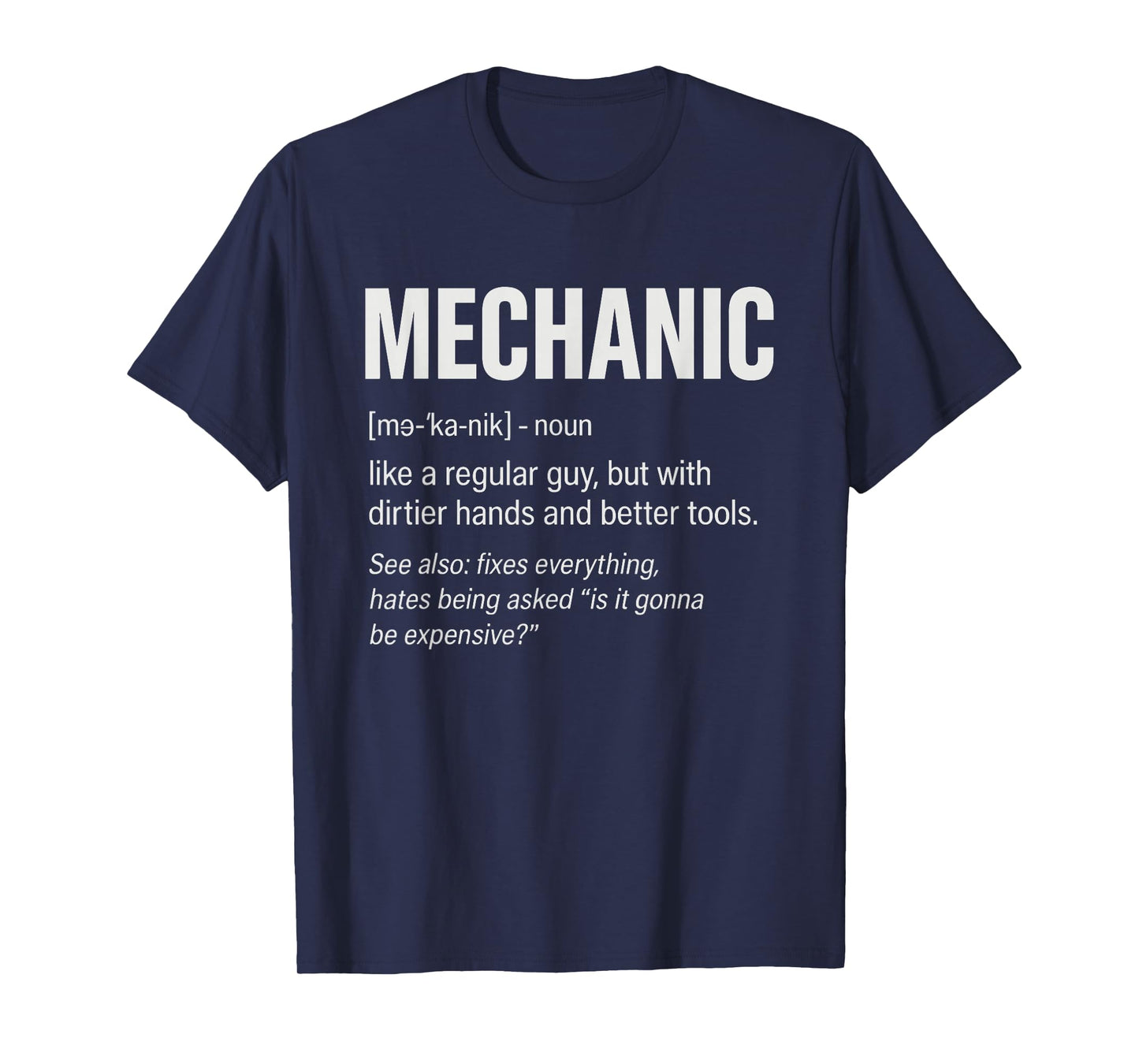 Car Mechanic Funny Mechanic Definition T-Shirt