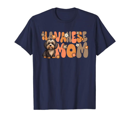 Havanese Groovy World's Best Havanese Mom T-Shirt
