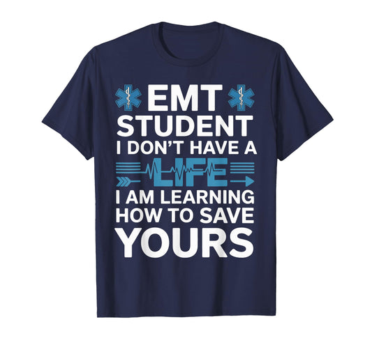 Funny EMT Student Paramedic in Training EMS Gifts Women T-Shirt