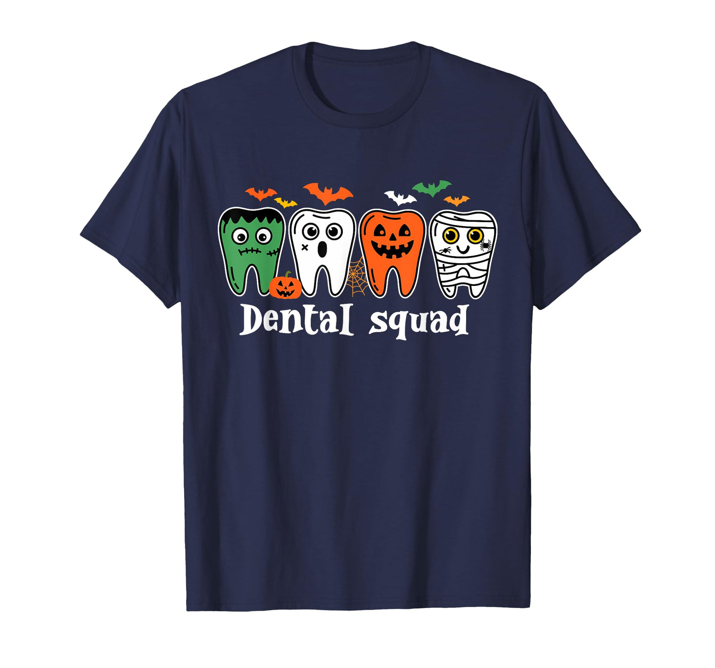 Funny Dental Spooky Squad Costume Denstist Halloween T-Shirt
