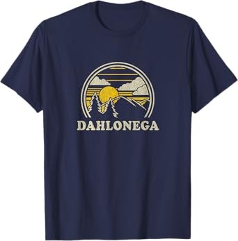 Dahlonega Georgia GA T Shirt Vintage Hiking Mountains Tee T-Shirt