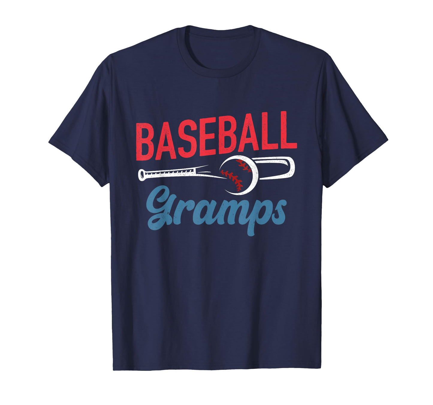 Baseball Gramps Life Happy Father's Day Dad Grandpa Men T-Shirt