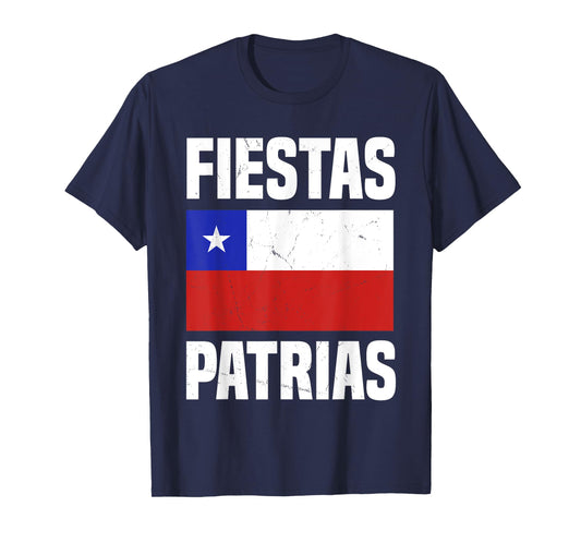 Fiestas Patrias Chilean Flag Chile Independence Day T-Shirt