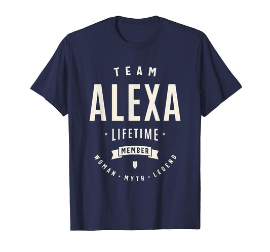 Team Alexa Lifetime Member Funny Name Alexa T-Shirt