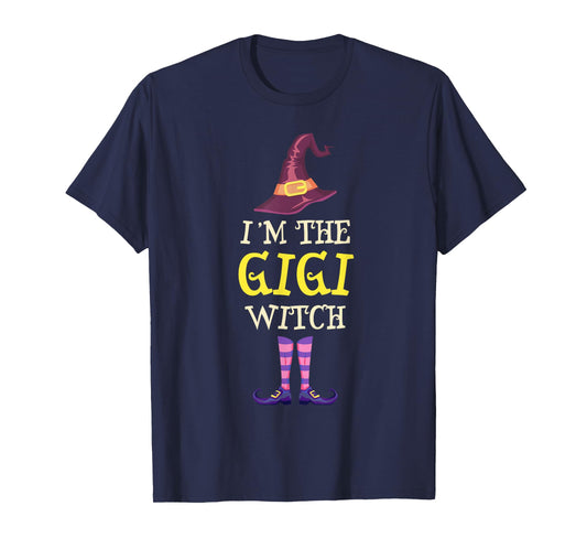 I'm The Gigi Witch Costume Halloween Funny Witchy T-Shirt