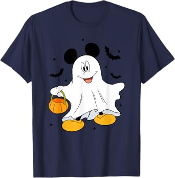Disney Mickey and Friends Halloween Ghost Mickey Mouse T-Shirt