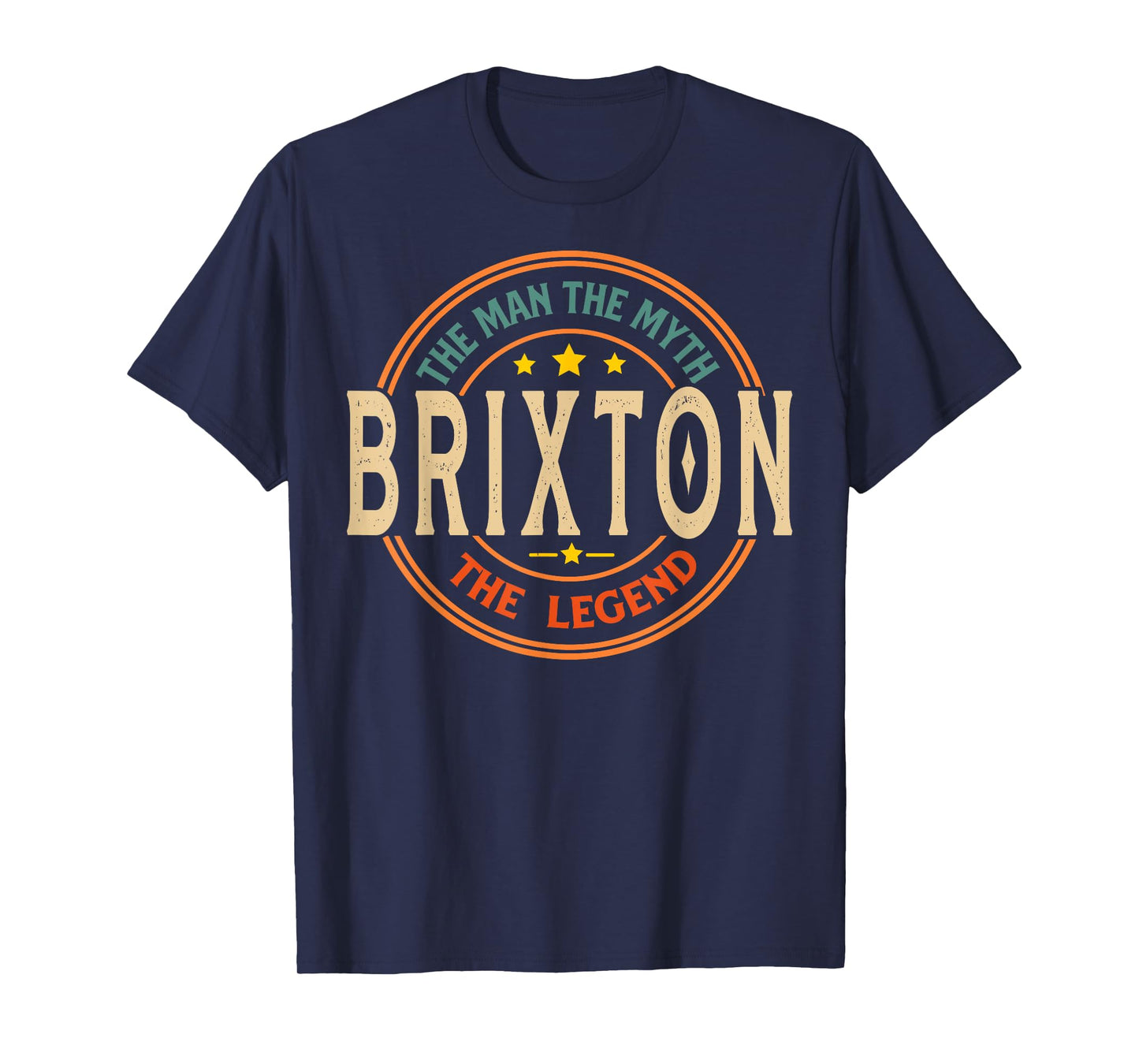 BRIXTON The Man The Myth The Legend Vintage Personalized T-Shirt