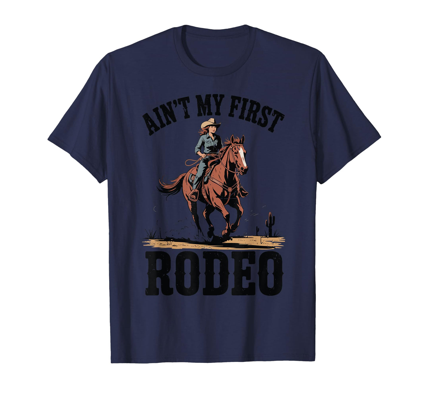 Women This Aint My First Rodeo Toddler Girl Horseback Riding T-Shirt