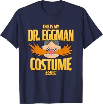 Sonic The Hedgehog Halloween This Is My Dr. Eggman Costume T-Shirt