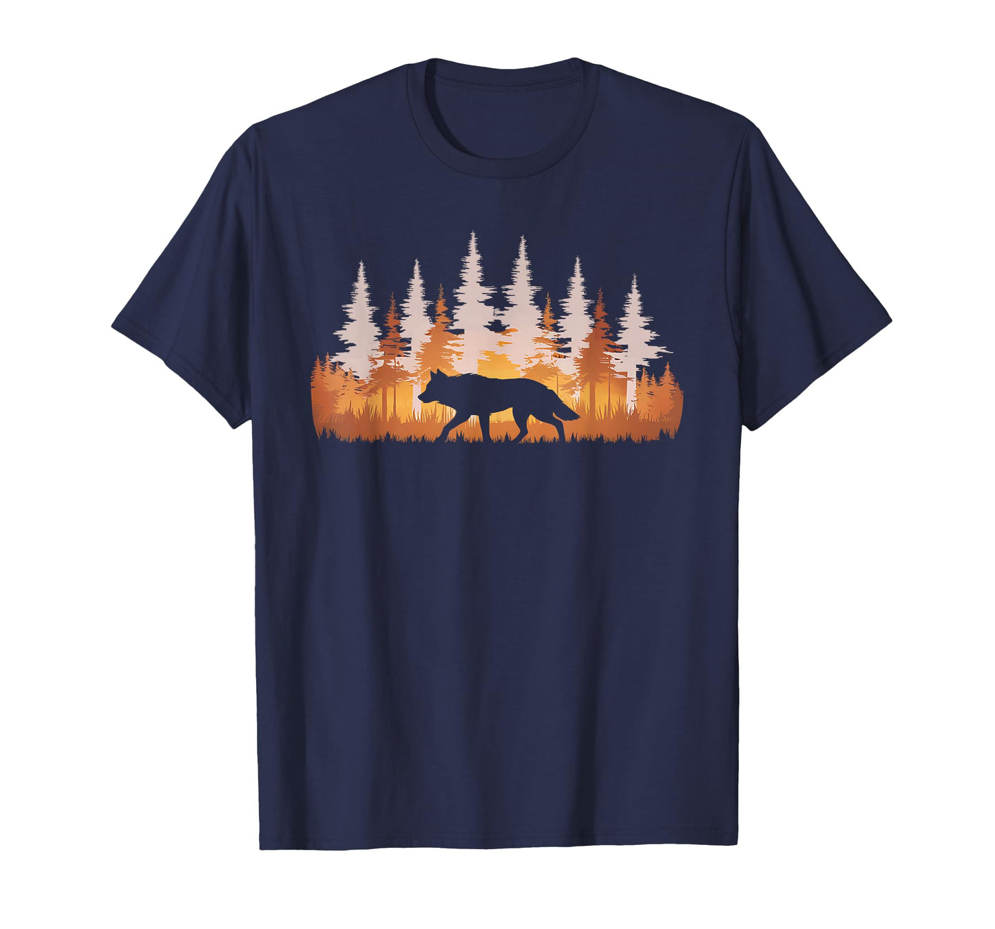 Wolf Forest Nature Wildlife Outdoor Wolf T-Shirt