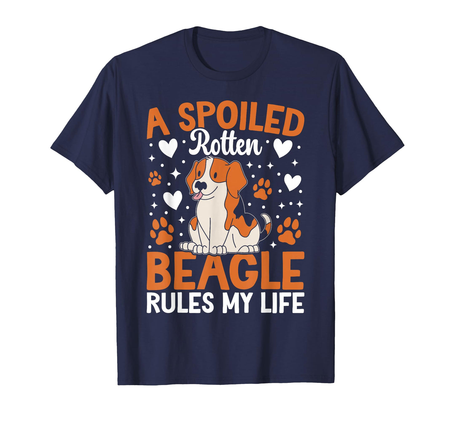A Spoiled Rotten Beagle Rules My Life T-Shirt