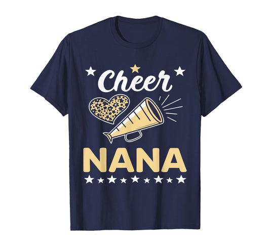 Cheer Nana Proud Cheerleader Grandma For Mother's Day Spirit T-Shirt
