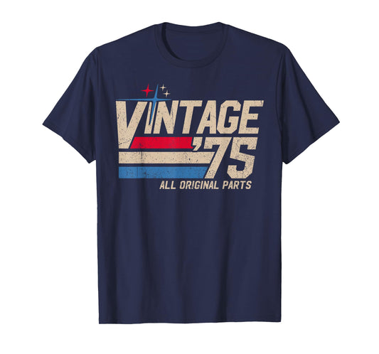 Vintage '75 Retro 50th Birthday for Men Dad USA Since 1975 T-Shirt