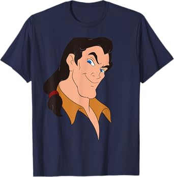 Disney Villains Gaston Beauty and the Beast Big Face Costume T-Shirt