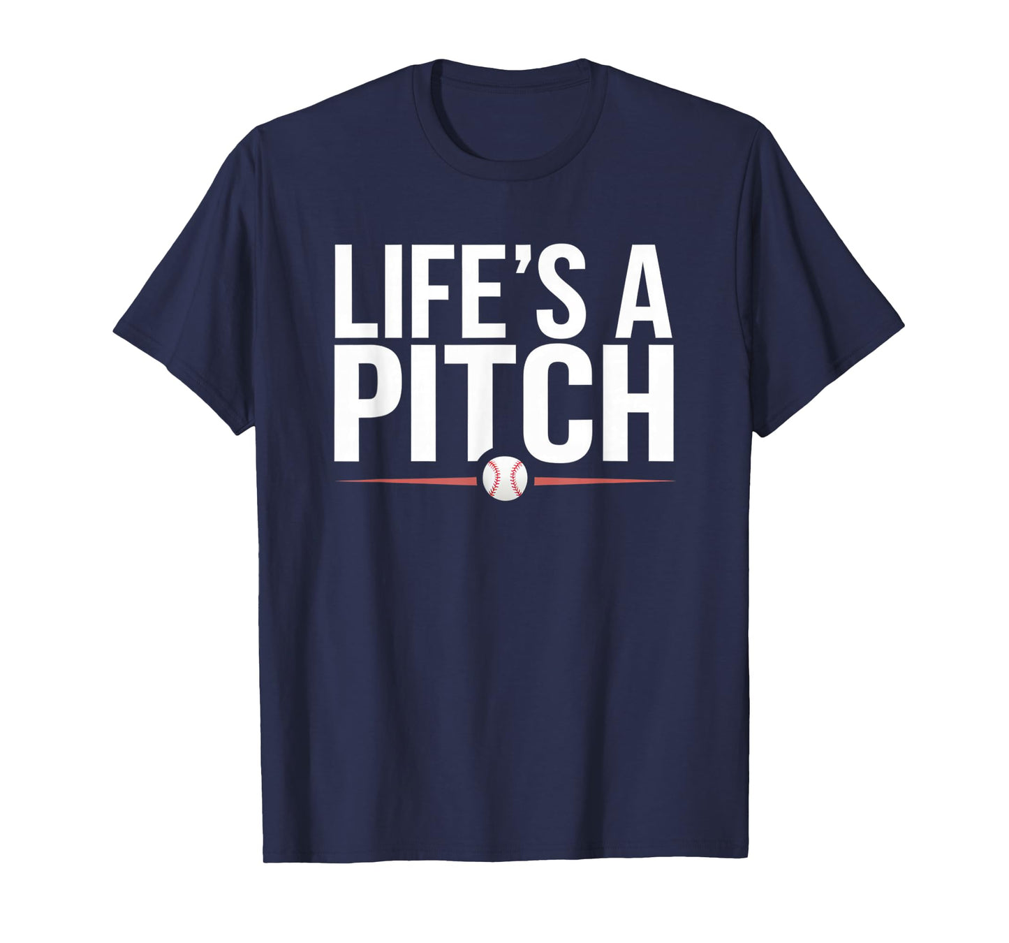 Baseball Life's A Pitch Family Matching T-Shirt
