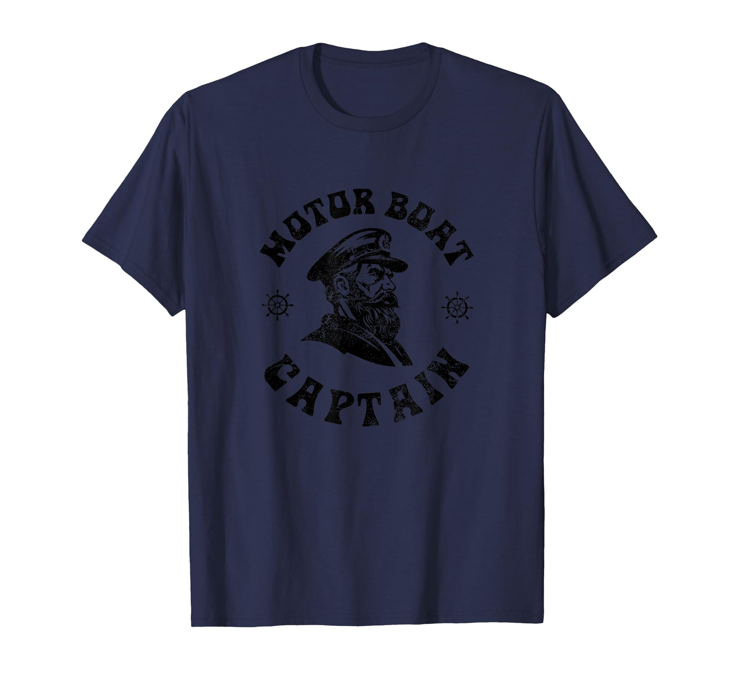 Funny Motor Boating Vintage Motor Boat Captain T-Shirt