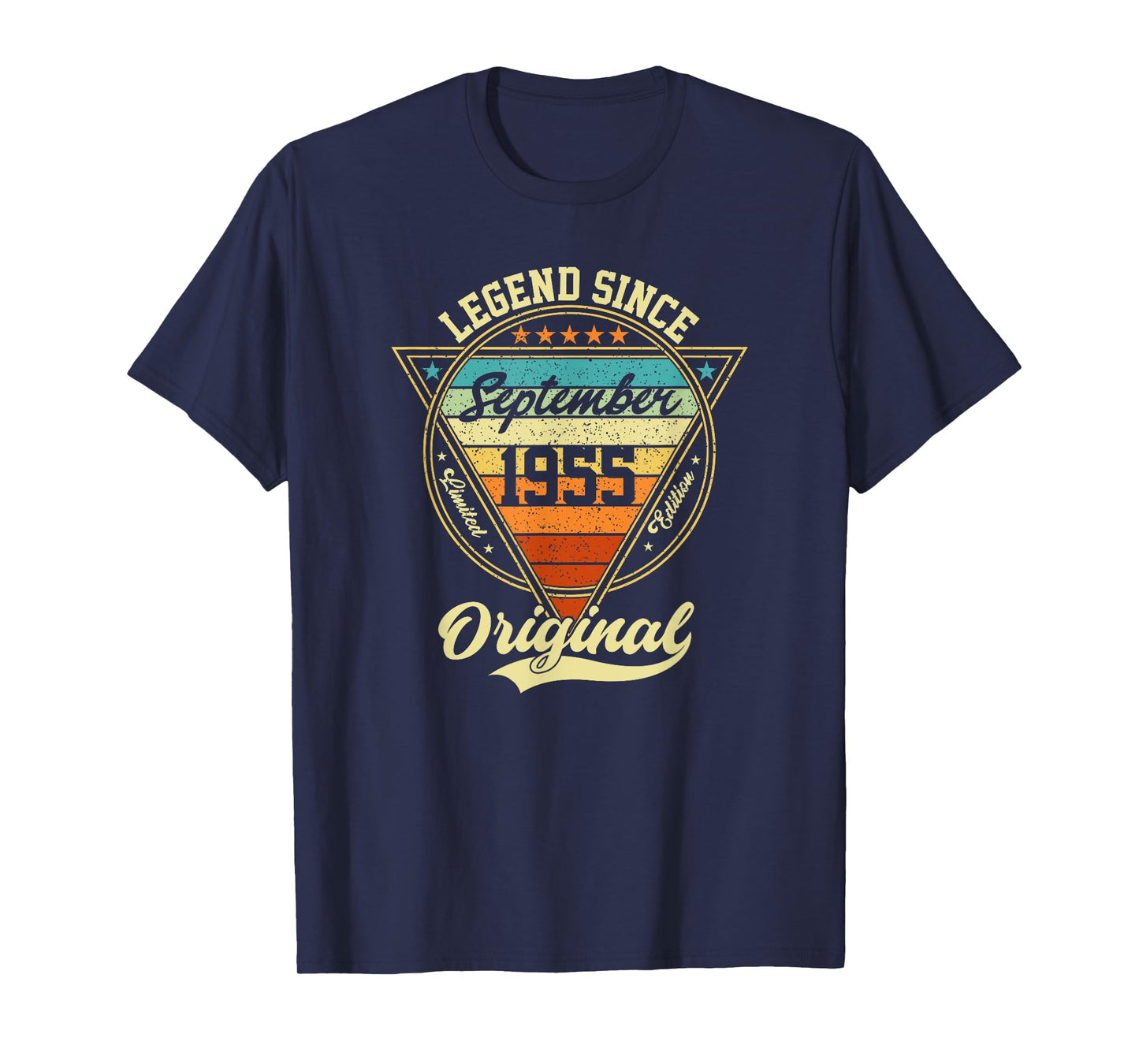 Vintage 70th Birthday Legend Since September 1955 T-Shirt