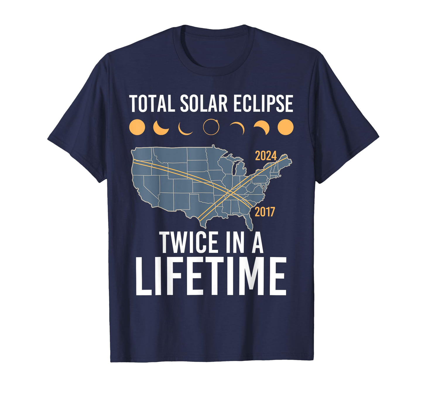 Twice In A Lifetime Solar Eclipse Shirt 2024 Total Eclipse T-Shirt
