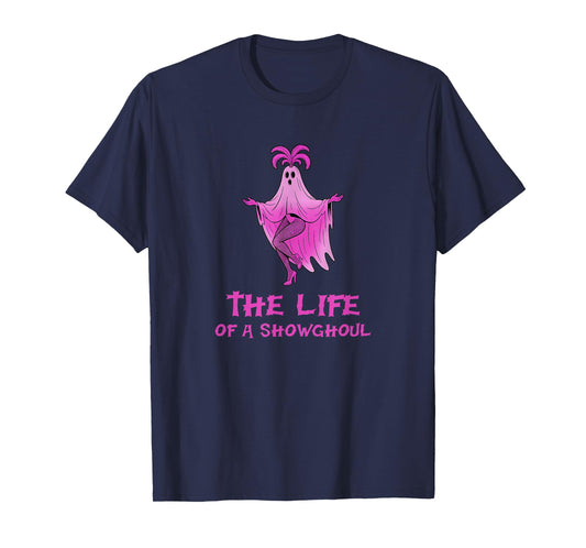 The Life of A Showghoul Retro Skeleton T-Shirt