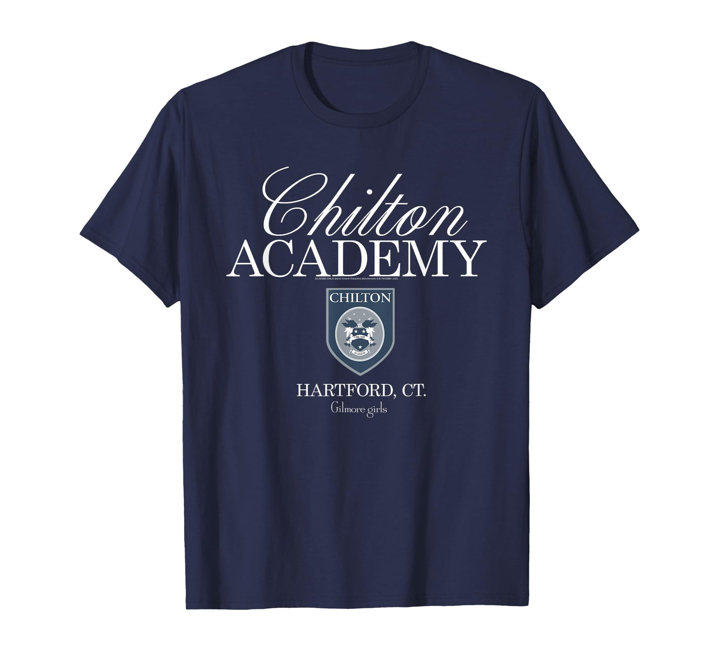 Gilmore Girls Chilton Academy Elevated Logo TV Show T-Shirt