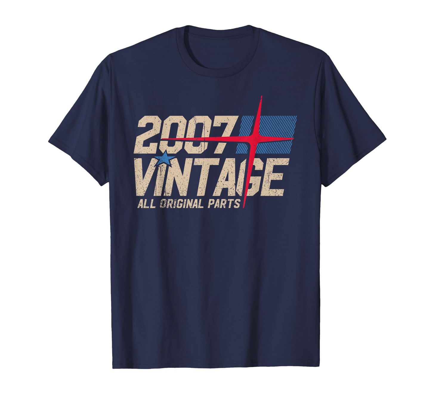 Vintage 2007 Retro 18th Birthday for Men Women Kids T-Shirt
