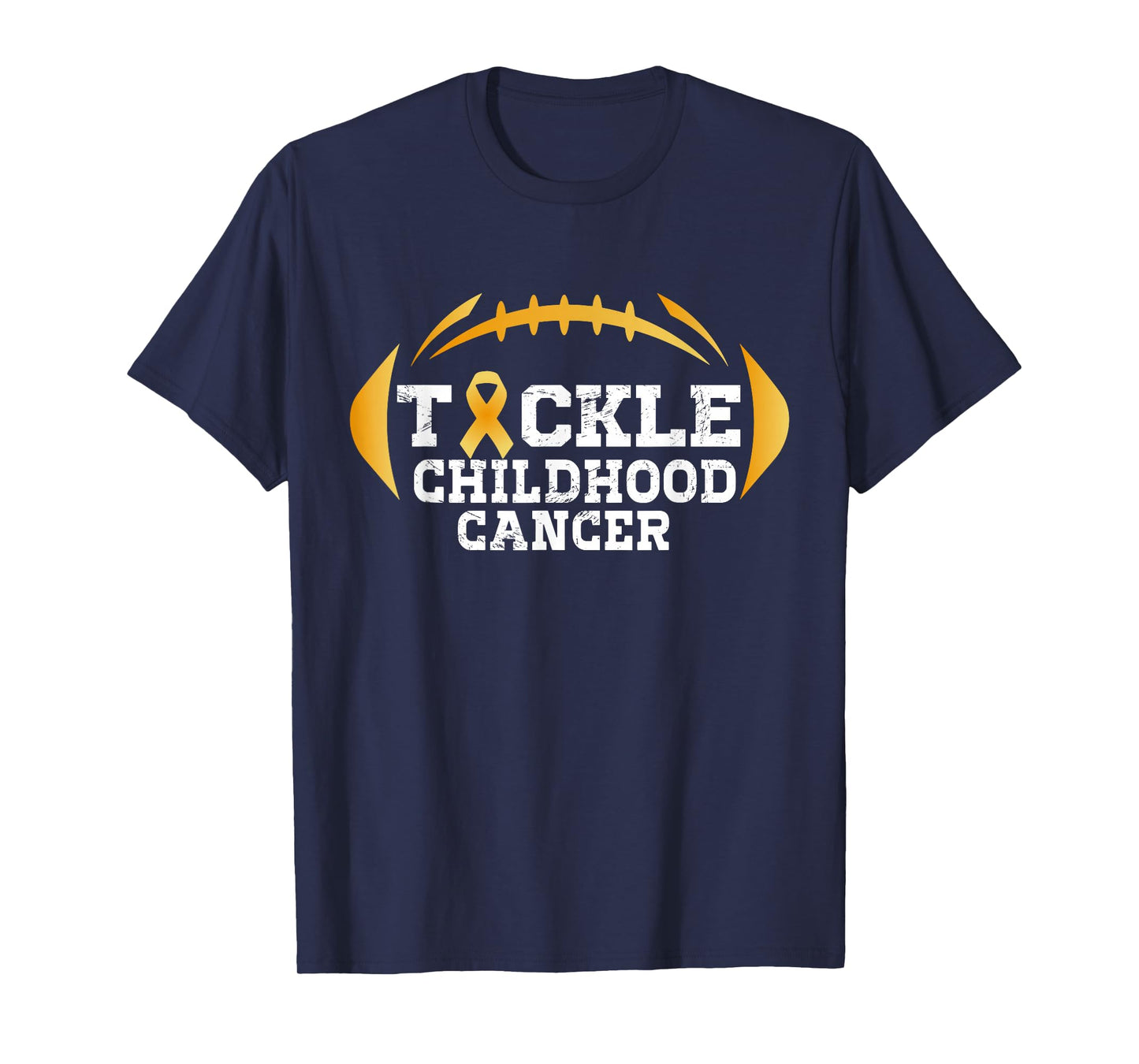 Childhood Tackle Football Childhood Cancer Awareness Women T-Shirt