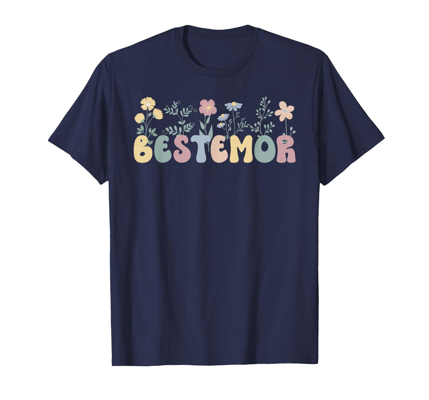 Bestemor Flowers Bestemor Grandmother Bestemor Grandma T-Shirt
