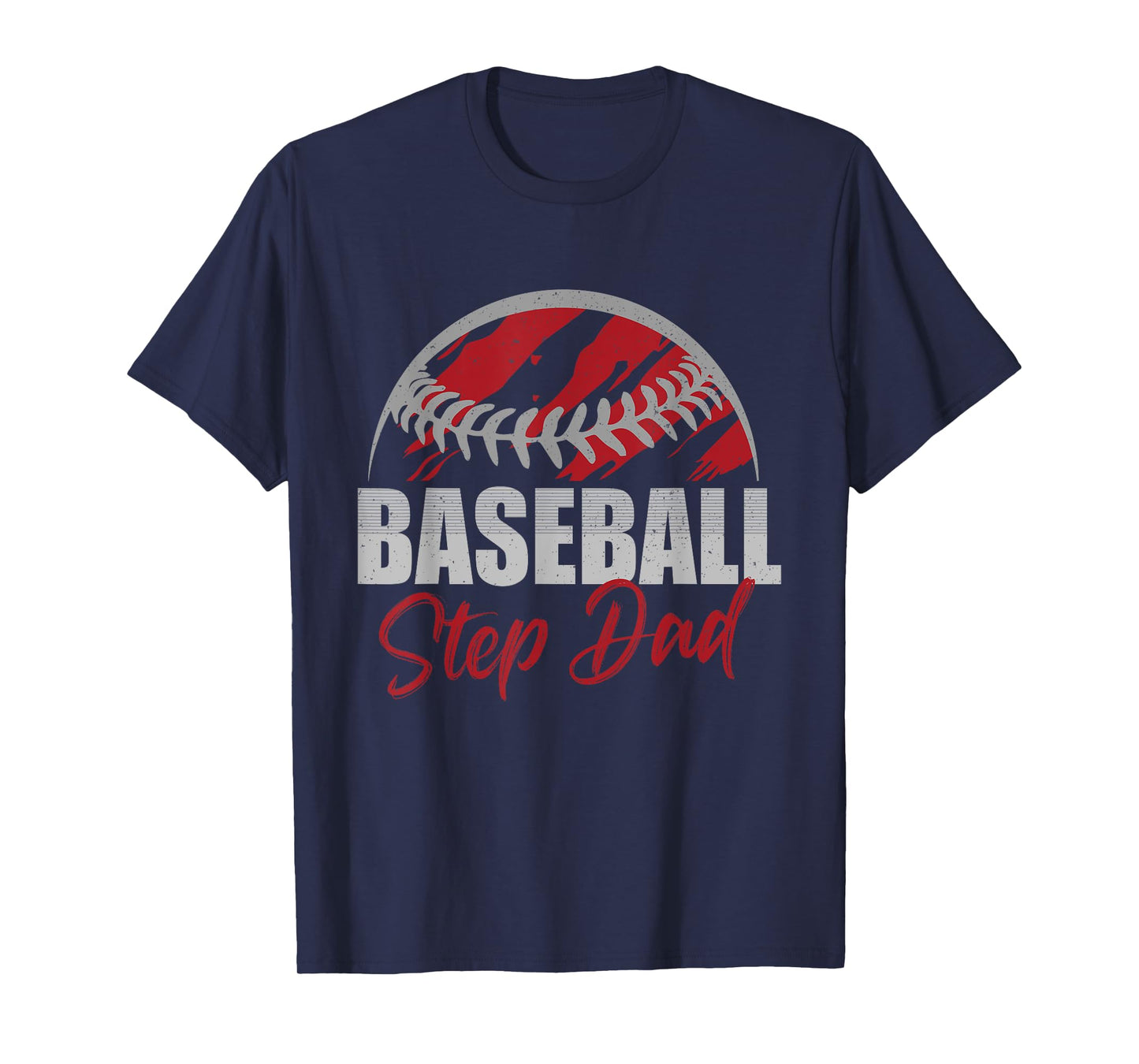 Baseball Step Dad Life Gifts For Father's Day Dad Grandpa T-Shirt