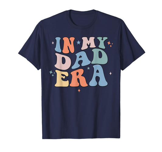 In My Dad Era Retro Groovy Father's Day T-Shirt