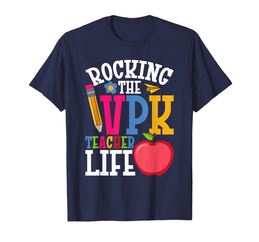 VPK Team Squad Prekindergarten Rocking VPK Teacher T-Shirt