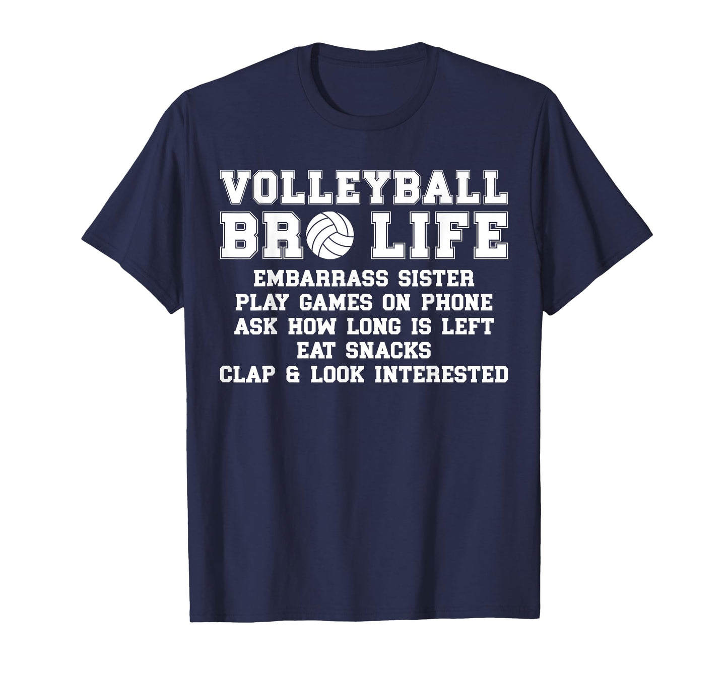 Volleyball Bro Life Volleyball Brother T-Shirt