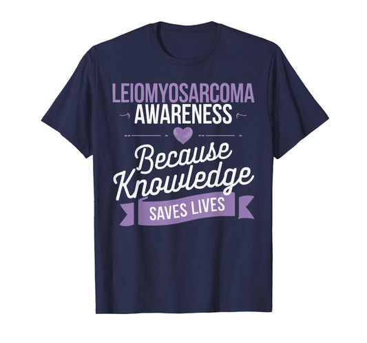 Leiomyosarcoma Cancer Awareness Ribbon Fight Cancer T-Shirt