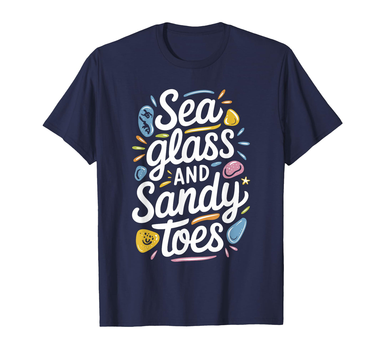 Sea Glass Hunters Collecting Ocean Treasures Beachcombing T-Shirt