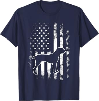 American US Flag Pudelpointer T-Shirt