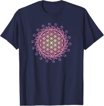 Flower of life, Sacred Geometrie, Yoga, Health, Protection T-Shirt