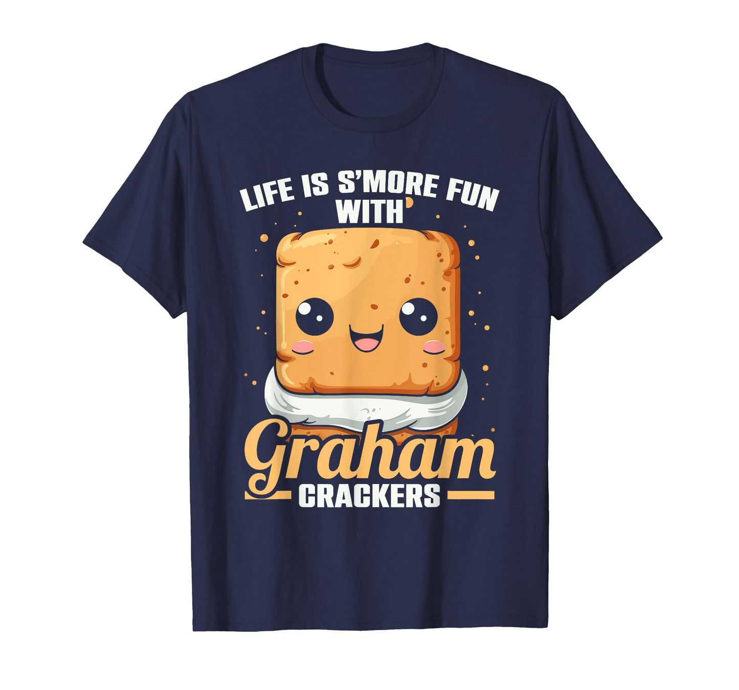 Graham Crackers Food Lover Foodie Sweet Biscuit T-Shirt