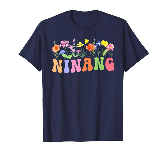 Groovy Ninang Grandma Appreciation Ninang Godmother T-Shirt