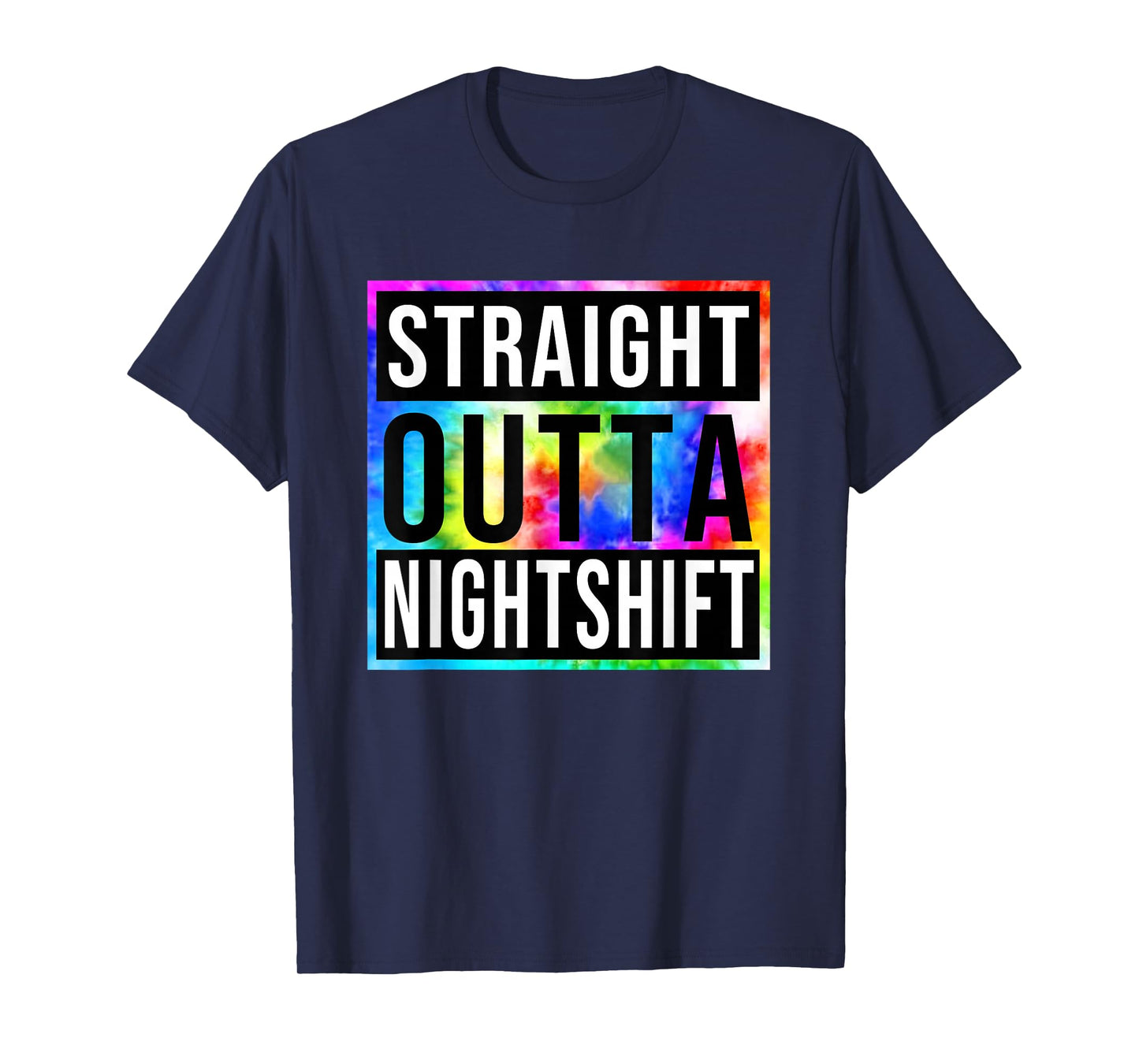 Vintage Straight Outta Nightshift Night Jobs Womens Mens T-Shirt