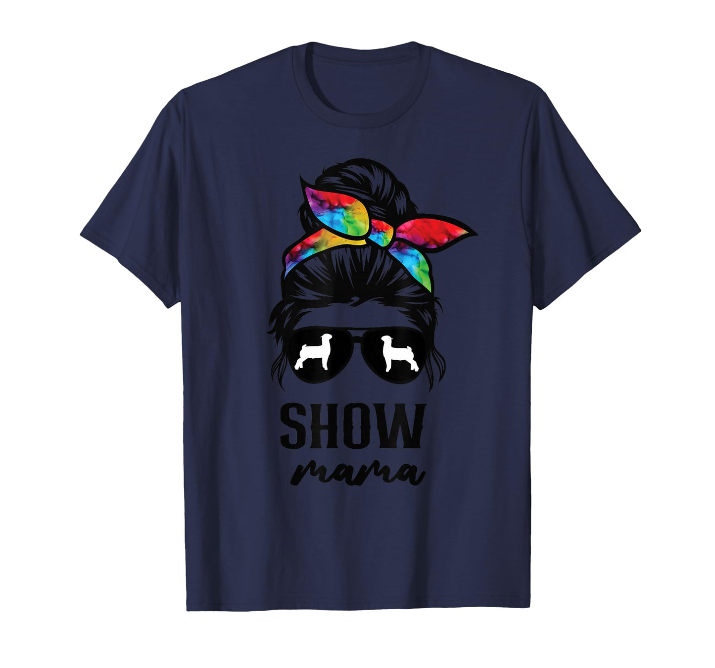 goat show mom goat Boer show mama T-Shirt
