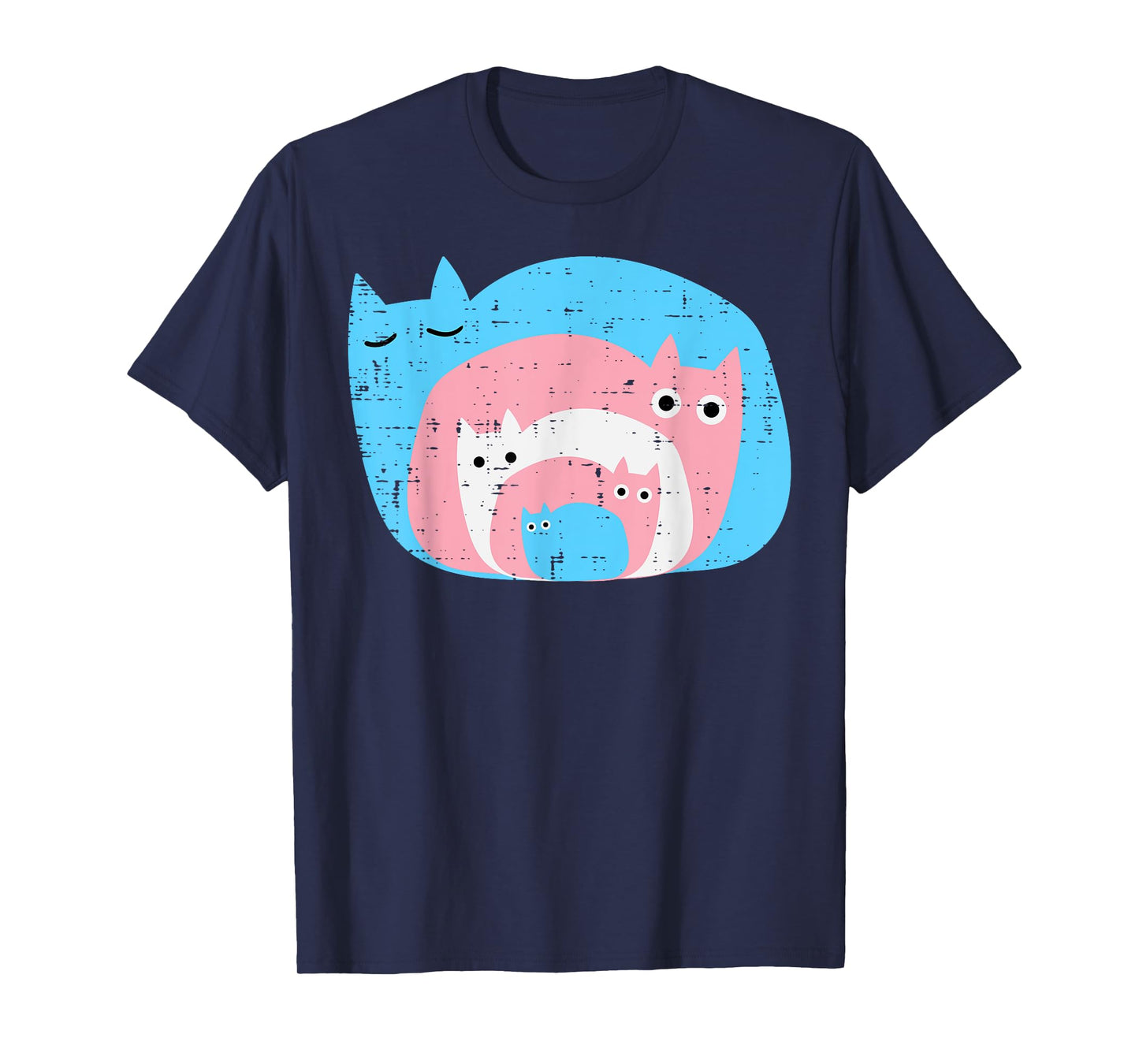 Transgender Cats In Cats Transsexual Pride Flag LGBTQ Women T-Shirt