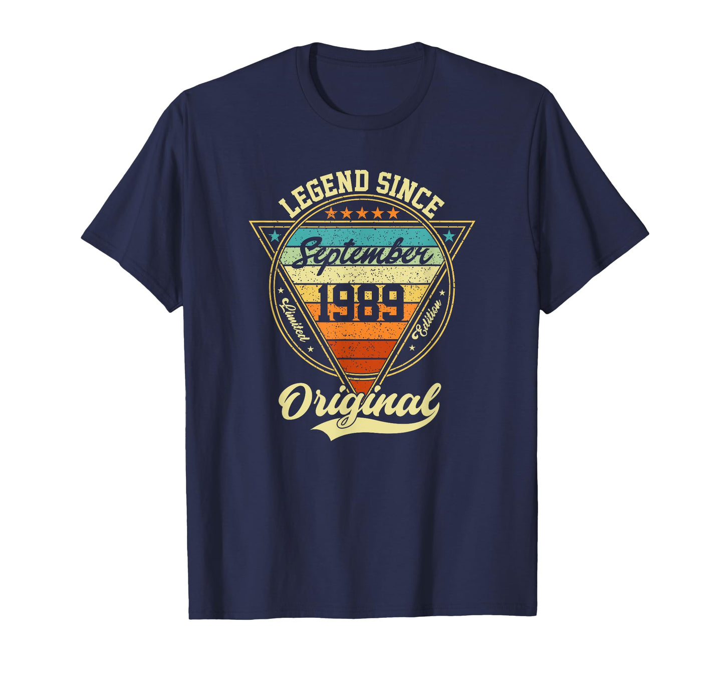 Vintage 36th Birthday Legend Since September 1989 T-Shirt