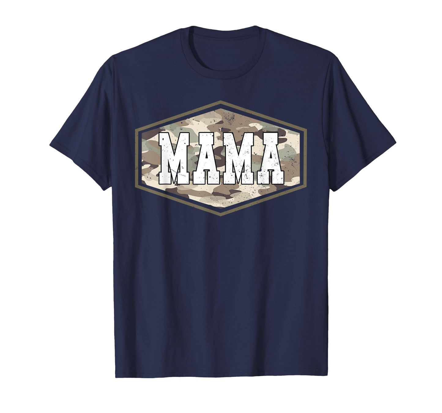 Retro Old School Camo Mama, Camouflage Mom Life Mother's Day T-Shirt