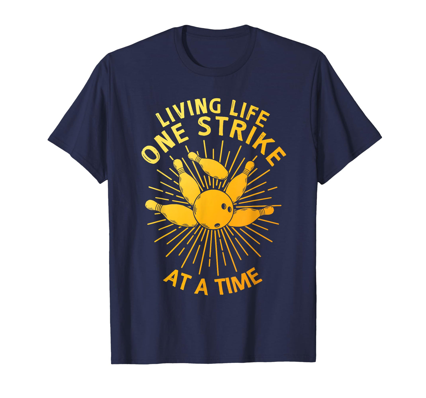 Cool Bowling Art For Men Women Kids Strike Team Gag Bowler T-Shirt
