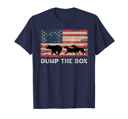Fife Life Dump The Box Bear Hunting Hounds Vintage American T-Shirt