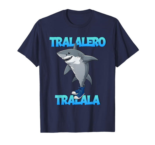 Tralalero Tralala Bootleg Funny Meme Shark Italian Brainrot T-Shirt