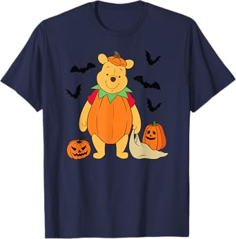 Disney Winnie The Pooh Halloween Big Pumpkin Pooh T-Shirt