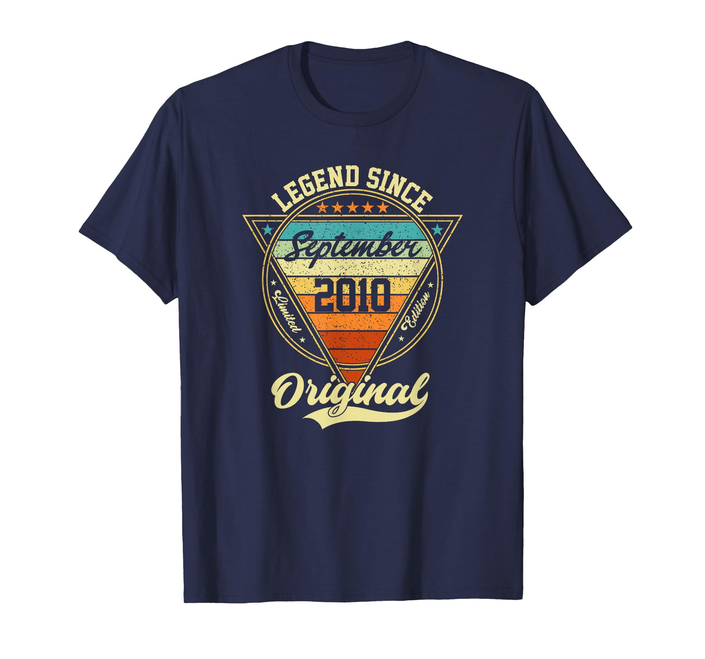 Vintage 15th Birthday Legend Since September 2010 T-Shirt