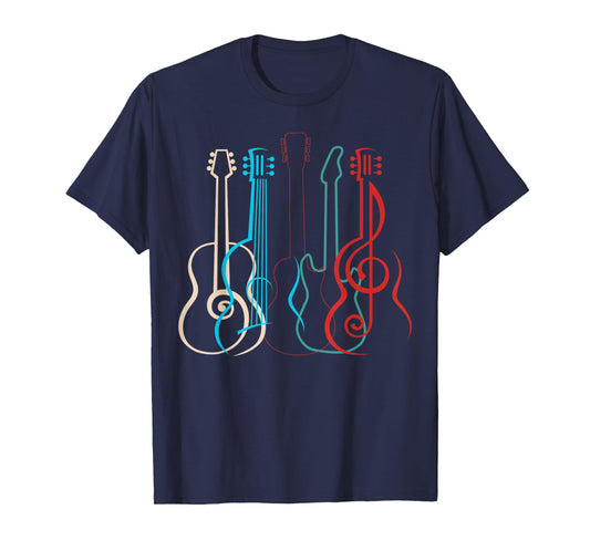 Playing Guitar Guitarist Music's Life T-Shirt